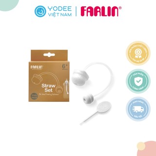 Farlin Ống hút thay thế bình sữa PPSU cổ rộng smart drink