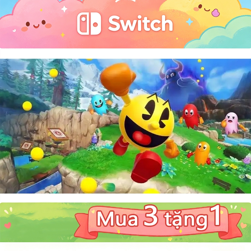 PAC-MAN WORLD 2 Re-PAC Nintendo Switch Game （Mua 3 Tặng 1)