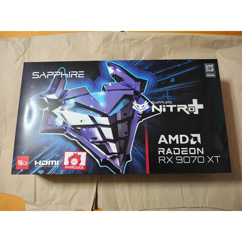 VGA Card đồ họa Sapphire NITRO+ Radeon RX 9070 XT Gaming OC 16GB GDDR6
