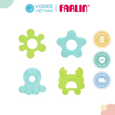 Farlin Gặm Nướu Silicone Giúp Giảm Đau & Ngứa Nướu Cho Bé