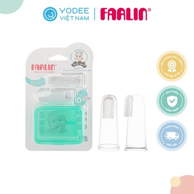 Farlin Bàn Chải Rơ Lưỡi Silicone Cho Bé