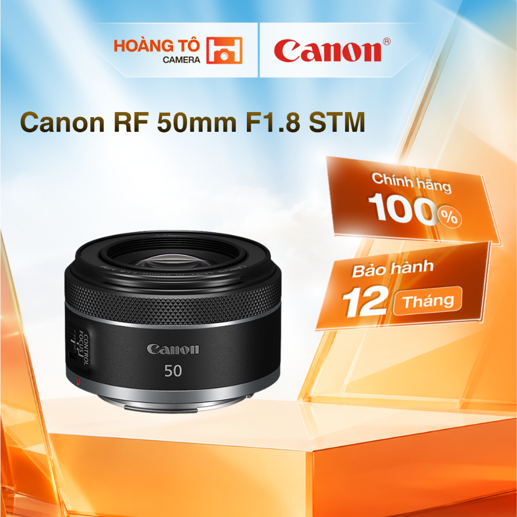 Ống kính Canon RF 50mm F1.8 STM | Mới chính hãng