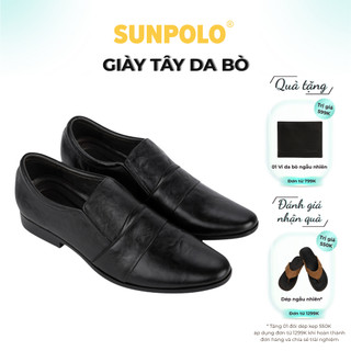 [ Xả kho ] Giày tây nam Da bò SUNPOLO giày đi làm văn phòng, công sở SPH271