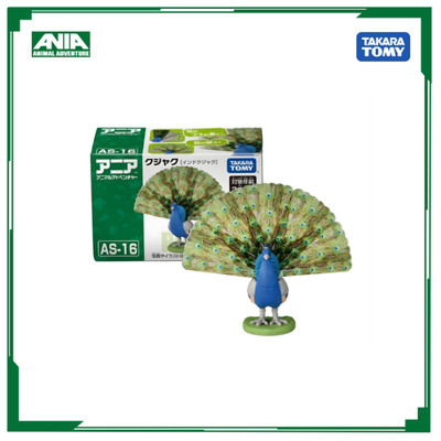 Mô hình Động vật Công ANIA AS-16 Peacock 225362 Fullbox Chính Hãng Takara Tomy - Victoys