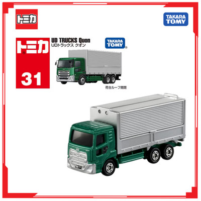 Xe mô hình Tomica No.31-11 UD Trucks Quon (Box 24) 917595 Fullbox Chính Hãng Takara Tomy - Victoys