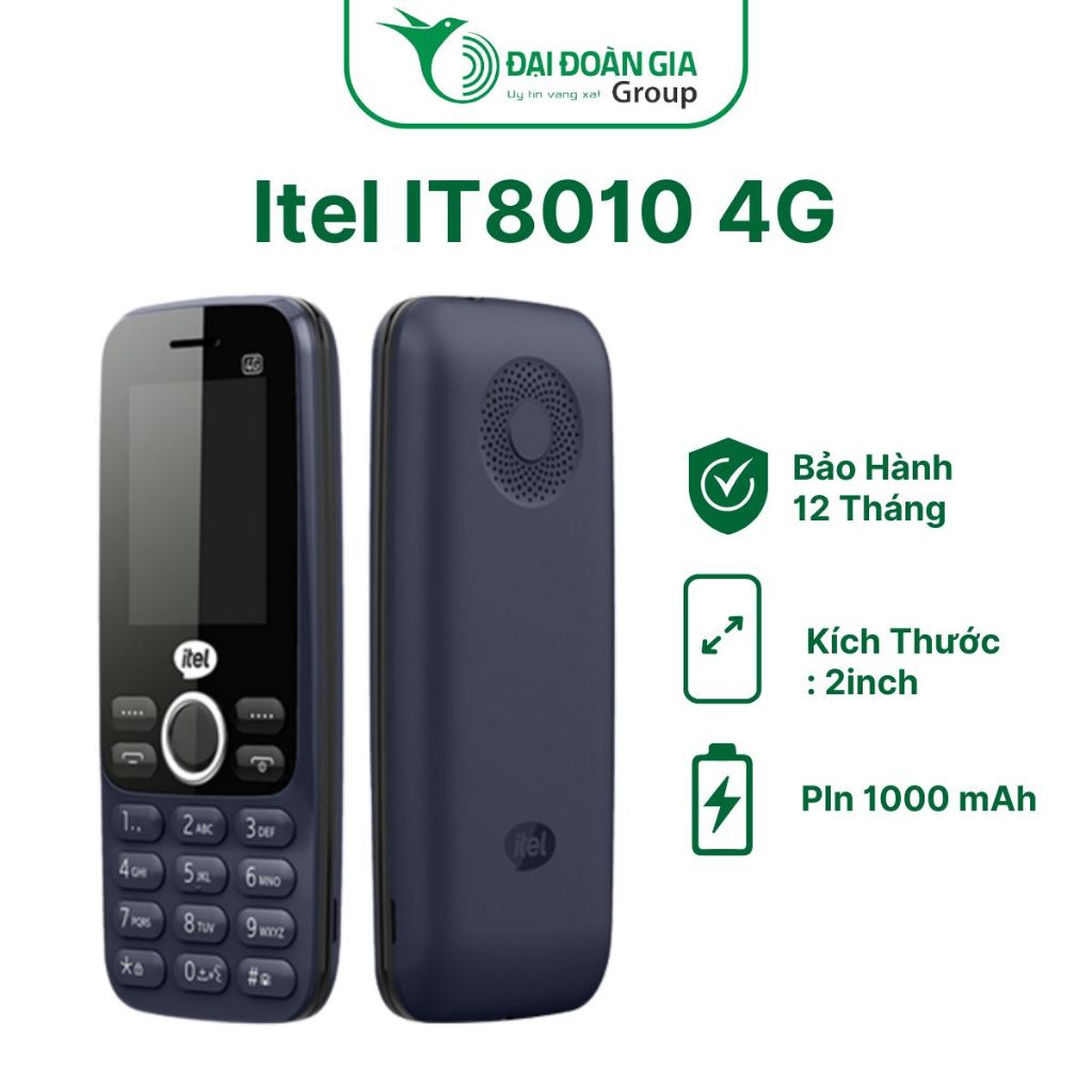 Điện Thoại Itel 8010 4G - Hàng Chính Hãng, Bảo Hành 12 Tháng