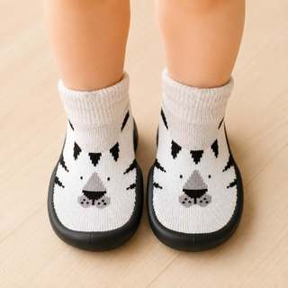 Giày cho bé mới biết đi GGOMOOSIN họa tiết thêu hình con hổ cho bé trai TIGER