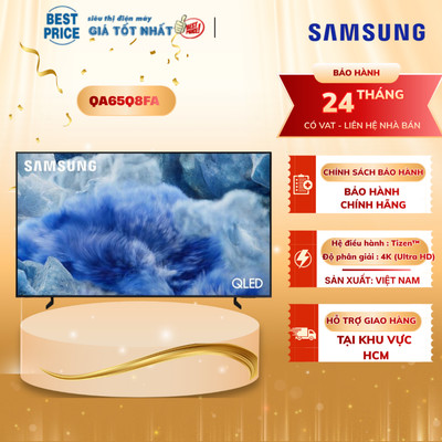 QA65Q8FA Smart Tivi Samsung QLED 65 inch 4K HDR+, AI Gen4, Dolby Atmos, 2025 | 65Q8FA