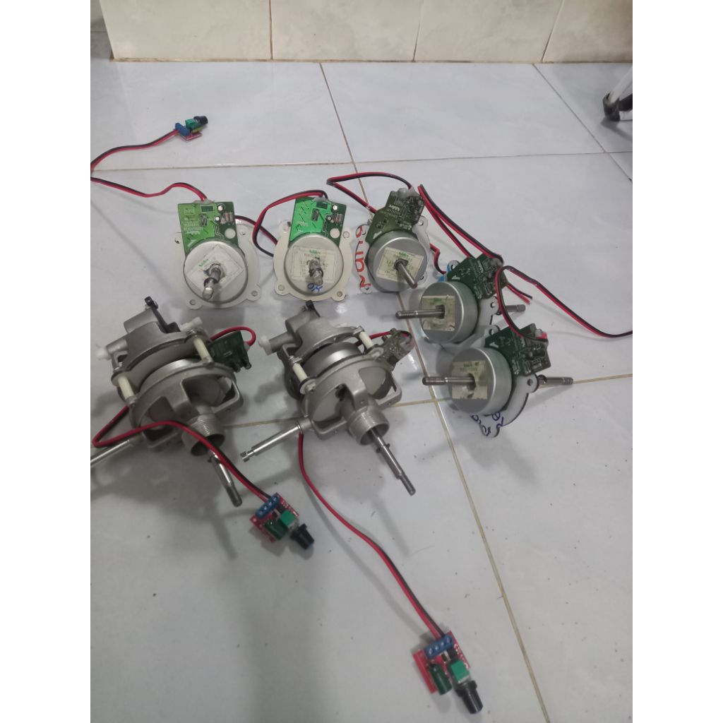 Motor Quạt, Động cơ không chổi than BLDC 12v-21v, Thay trục + pat (xem kỹ mô tả SP)