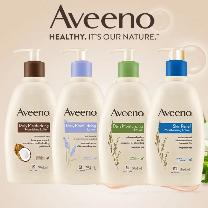 Aveeno Moisturizing Lotion 354ml /Pelembab Harian Kulit MenenangkanMenenangkan Stres Body Lotion / D