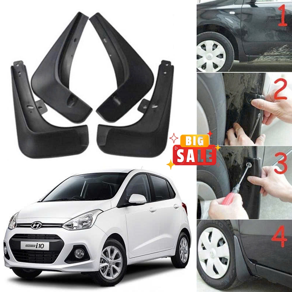 Chắn Bùn I10 2014 2015 2016 - Bộ 4 Chắn Bùn Hyundai i10