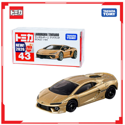 Xe mô hình Tomica No.43-05 Lamborghini Temerario - 950783 Fullbox Nguyên seal Chính Hãng TakaraTomy
