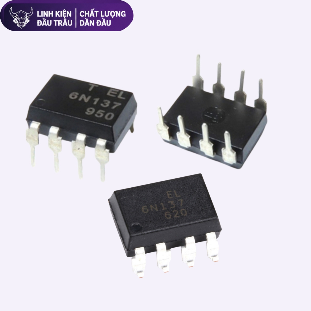 Ic quang 6N137 EL6N137S SOP-8 Everlight Linh kiện đầu trâu