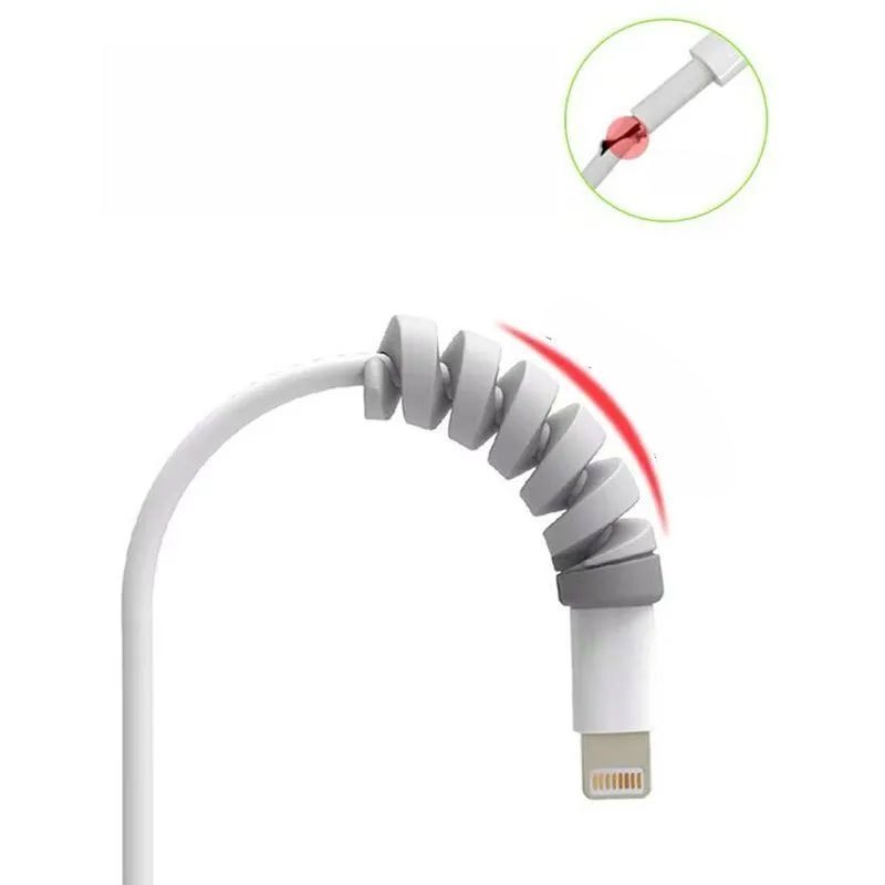Vỏ bảo vệ dây sạc ốc xoắn, phòng ngừa đứt gãy