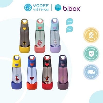 b.box Bình nước tritan cao cấp siêu bền có van chống sặc cho bé