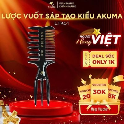 Lược Vuốt Sáp Tạo Kiểu Chuyên Nghiệp Akuma LTK01