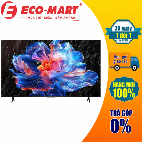 Tivi TCL 75P6K Google TV 4K 75 inch mới 2025 ( Tặng giao lắp đặt miễn phí)