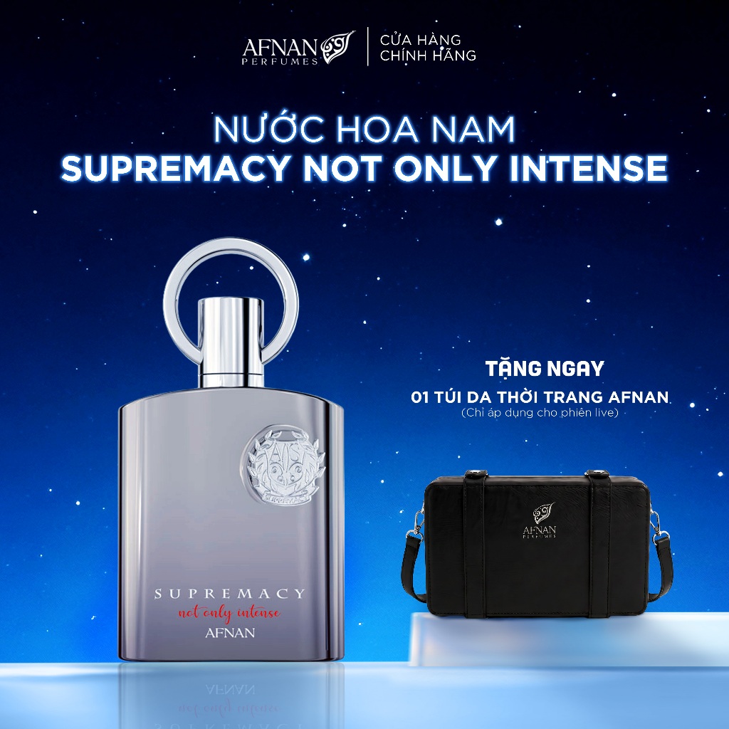 Nước Hoa Nam Supremacy Not Only Intense EDP 100ml - Nốt Hương Mạnh Mẽ, Quyền Năng, Đẳng Cấp