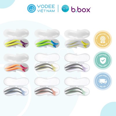 b.box Bộ muỗng nĩa ngộ nghĩnh cho bé tập ăn dặm (kèm hộp đựng)