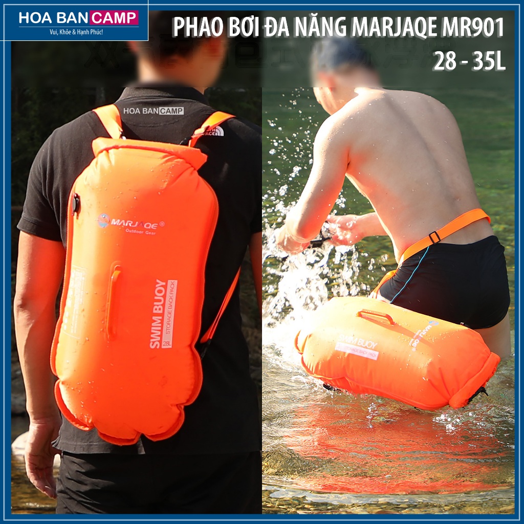 Phao Bơi Đa Năng Kiêm Túi Chống Nước MARJAQE MR901 | 28 - 35L