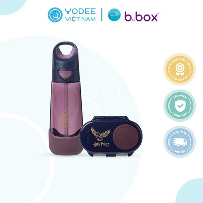 b.box Set hộp cơm trưa/đồ ăn vặt và bình nước phiên bản Harry Potter cho bé