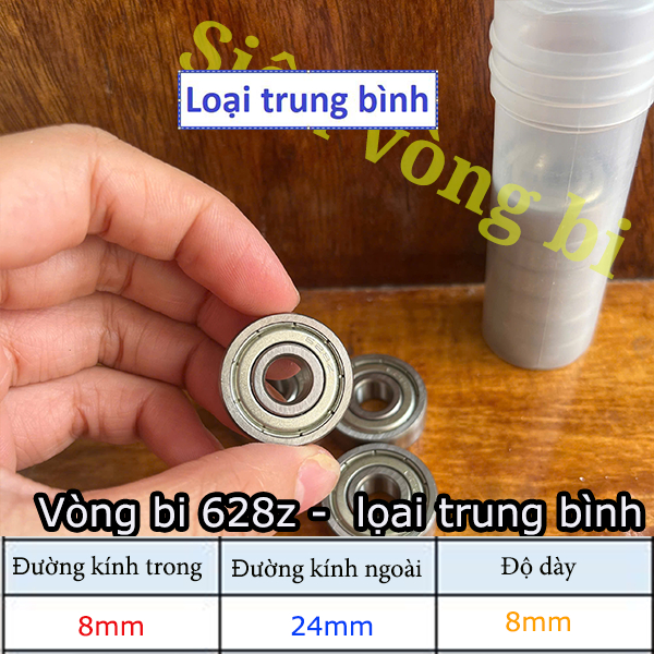[Loại trung bình] Vòng bi - bạc đạn mã 628z kích thước 8x24x8mm Hàng OEM Trung Quốc -  phân loại loạ
