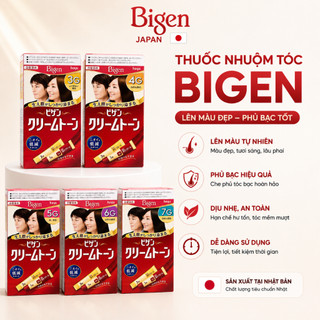 (Nội địa Nhật) Nhuộm Tóc Tại Nhà Bigen Lên Màu Đẹp Không Hại Tóc