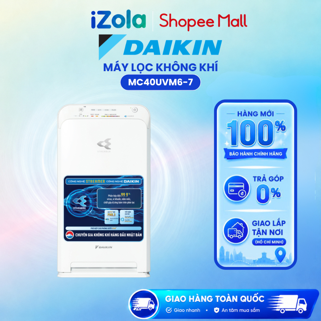 MC40UVM6-7 - Máy lọc không khí Daikin MC40UVM6-7 - Hàng chính hãng
