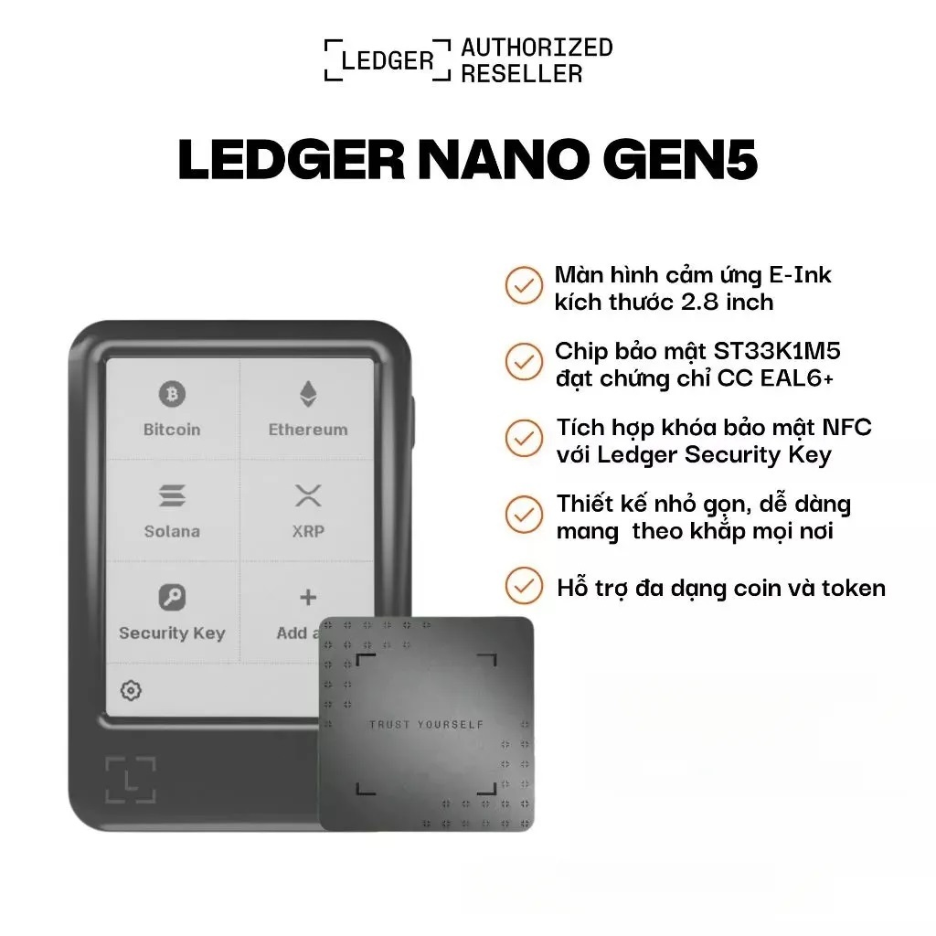 Ví lạnh Ledger Nano Gen5