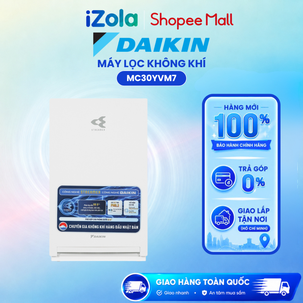 MC30YVM7 - Máy lọc không khí Daikin MC30YVM7 (23m²) - Hàng chính hãng