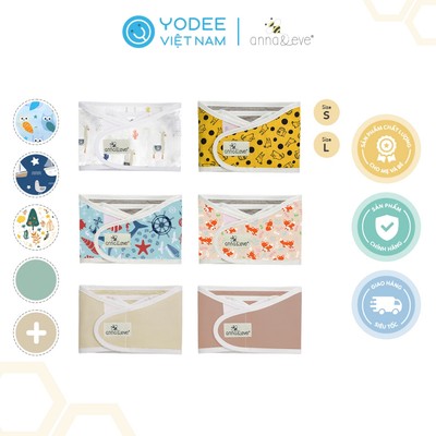 Anna&Eve Khăn quấn ngủ ngon, ủ quấn tay chống giật mình cho bé sơ sinh