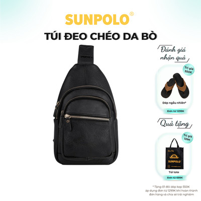 [ Xả kho ] Túi Đeo Chéo Nam Da Bò Cao Cấp SUNPOLO STU103