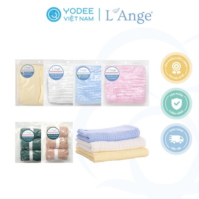 Khăn vải bông L'Ange cho bé nhiều size và màu