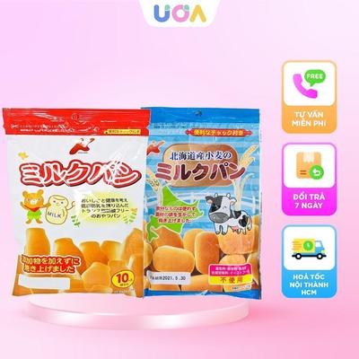 Bánh mì sữa ăn dặm cho bé Nhật Bản Canet đủ vị gói 45g