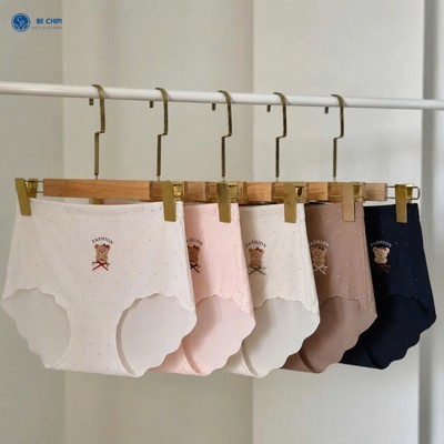 Combo 5 Mix Màu Quần Lót Su Gấu Chấm Bi Freesize 50-63kg QL4121 Nội Y Bechipi