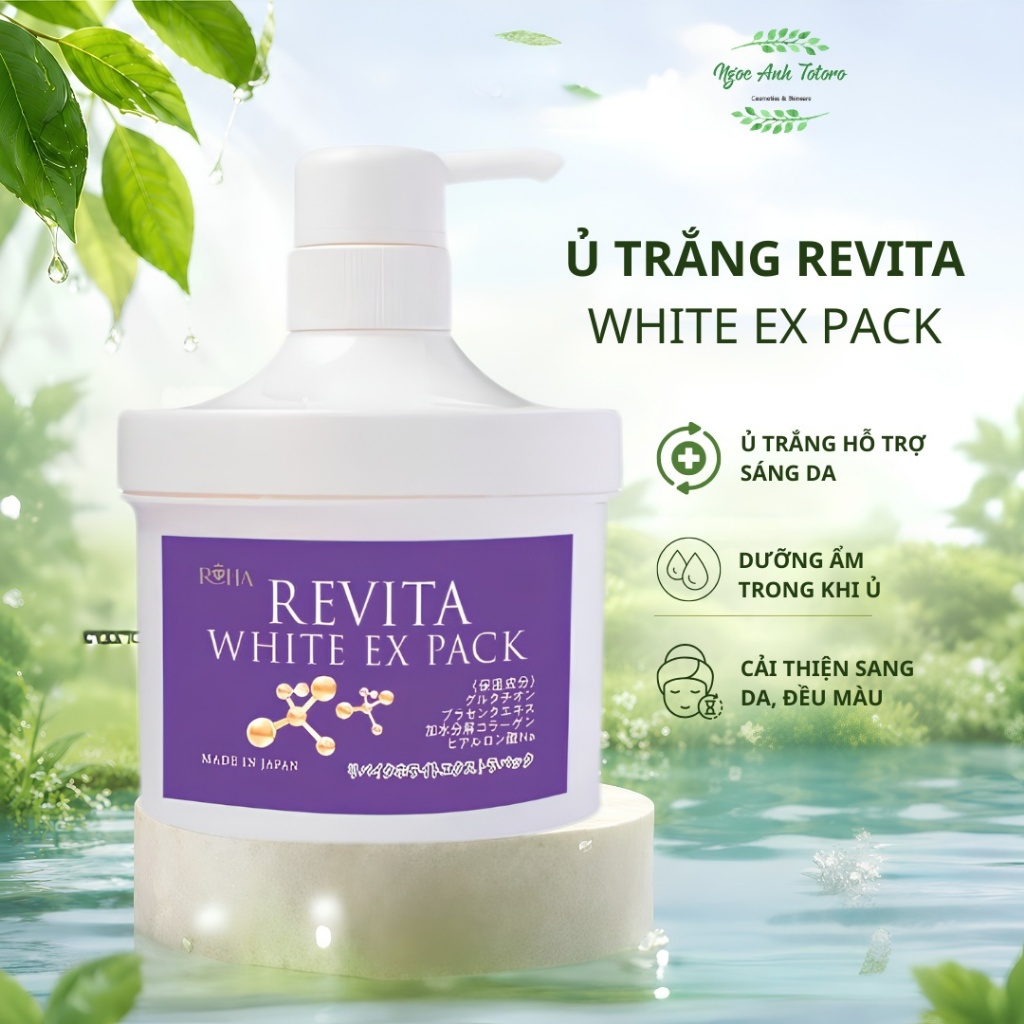 [CÔNG TY] Ủ Trắng REVITA WHITE EX Ủ Trắng Da, Kem Dưỡng, Tẩy Tế Bào Chết