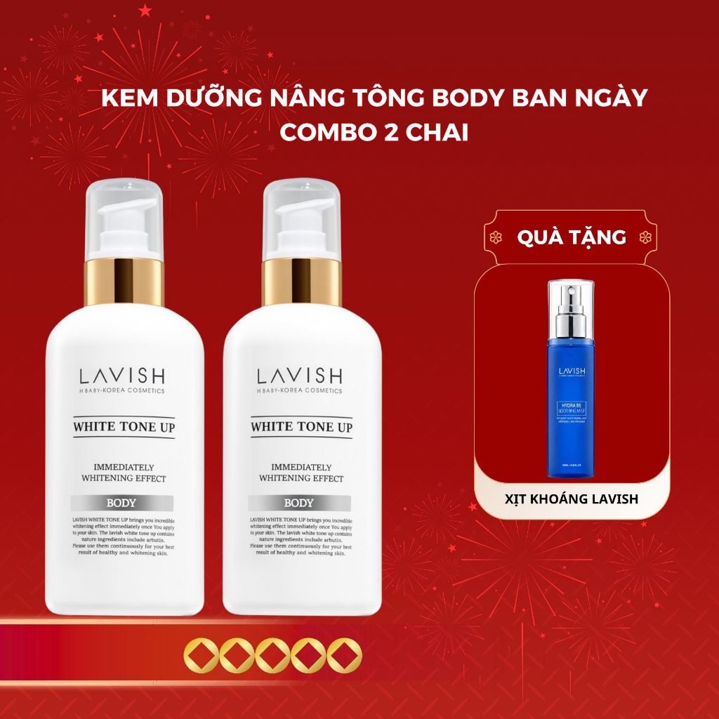 Kem dưỡng trắng dành cho body Ban ngày Lavish H baby
