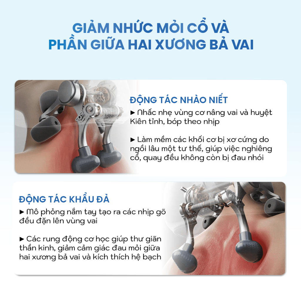 Máy Đấm Bóp Cổ Vai Gáy BUMAS M9 Max - Máy Massage Cổ Vai Gáy Đấm Bóp Lưng Vai - Chườm Ấm Ánh Sáng Đỏ | BigBuy360 - bigbuy360.vn