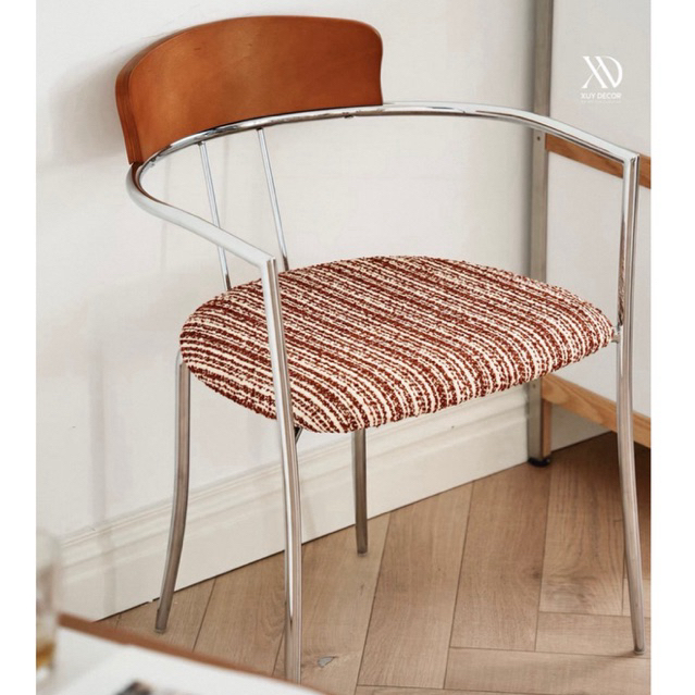 Ghế ăn Bauhaus hiện đại tối giản có tay vịn nhập khẩu cao cấp / Nagomi Chair
