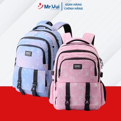 Balo teen Mr Vui BLTEEN 976 phù hợp học sinh sinh viên (41 x 29 x 14 cm)