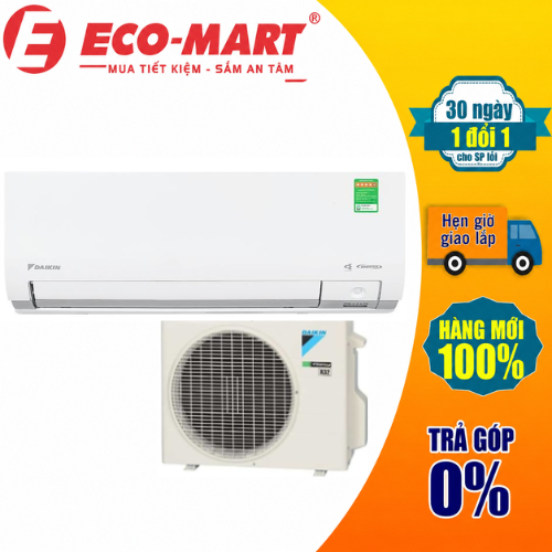 Điều hòa, máy lạnh Daikin FTXM25XVMV  2 chiều 9000BTU,  1 HP Inverter R32 nhập khẩu Thái lan