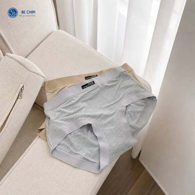 Combo 5 Quần Lót Nữ Cotton Muối Tiêu Chữ Freesize (55-65kg) QL5678 Nội Y Bechipi