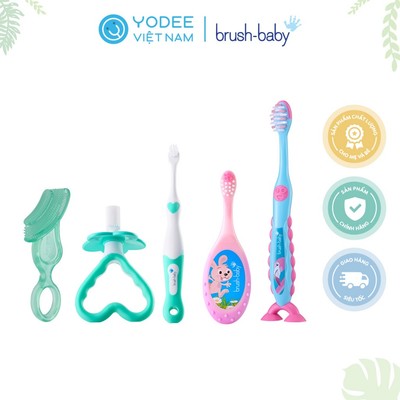 Brush-Baby Bàn chải đánh răng theo từng độ tuổi cho bé