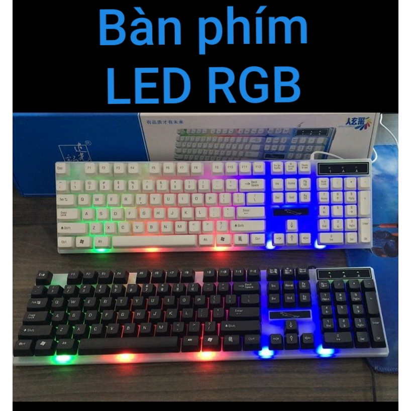 Bộ bàn phím và chuột G21B Game Led 7 màu renhi 123 123