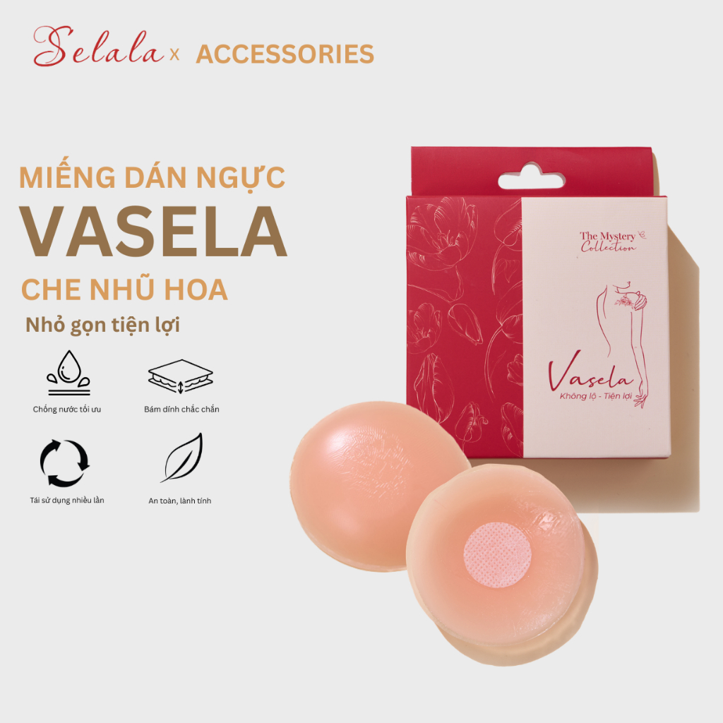 Miếng Dán Có Keo Không Lộ Vasela Selala (2 miếng)