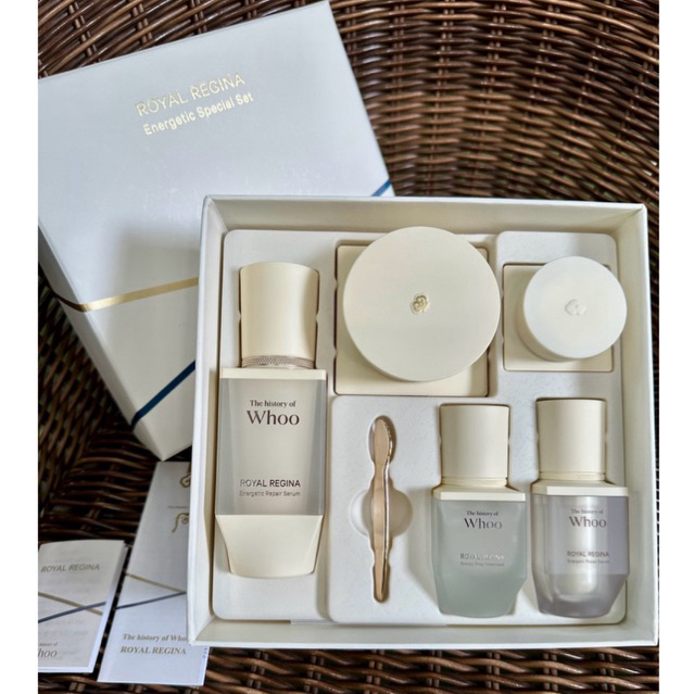 (Tem LG ViNa) Bộ set dưỡng phục hồi da Whoo Royal Regina Energy
