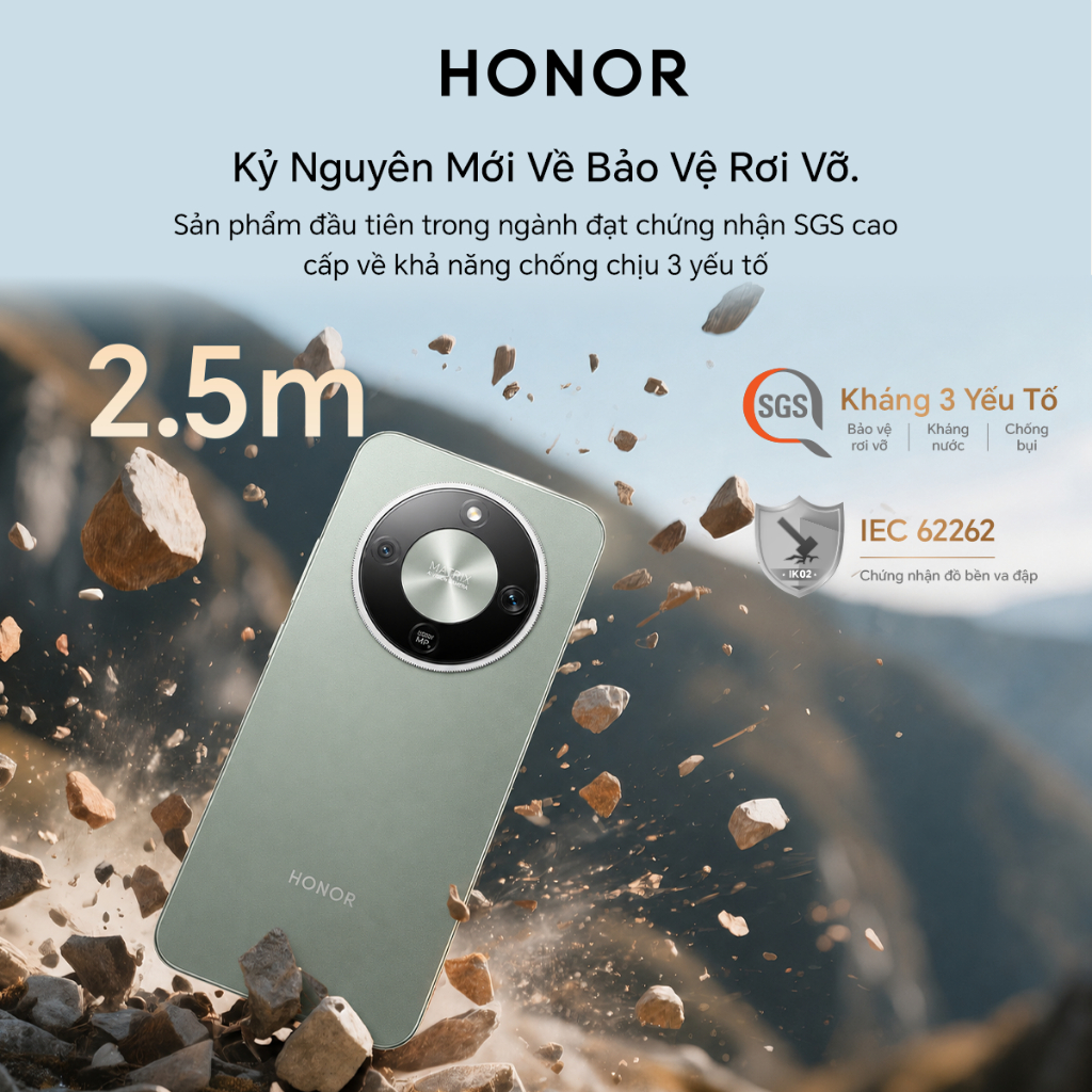 [ƯU ĐÃI ĐỘC QUYỀN] Điện Thoại HONOR X9d 5G 12GB + 256GB | Pin 8300mAh | Camera AI OIS 108 MP| BH 24 Tháng | BigBuy360 - bigbuy360.vn