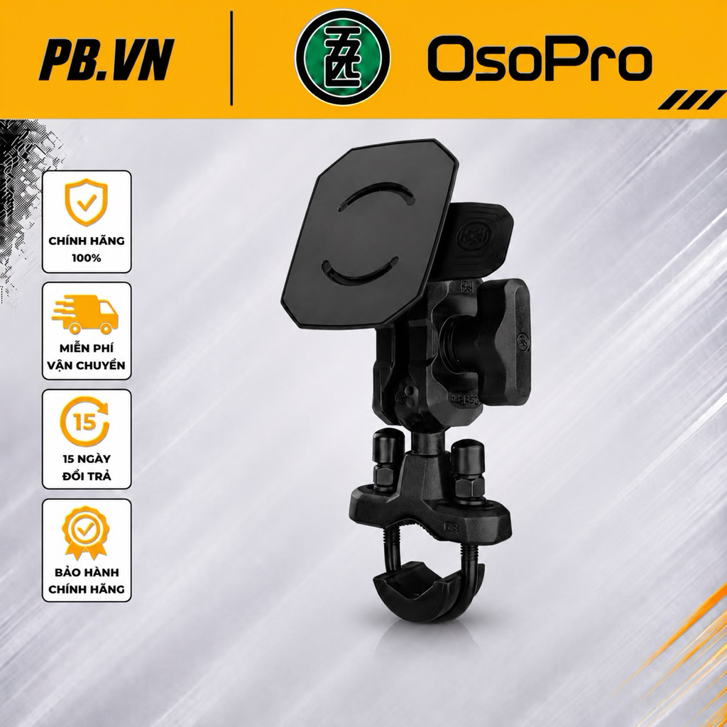OSOPRO LEKA Giá Đỡ Điện Thoại Xe Máy Chính Hãng Chống Rung | Chân Gương / Chân Ghi Đông Đa Năng
