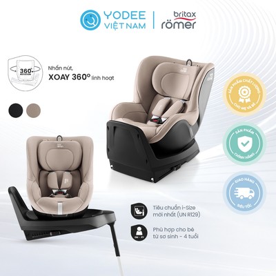 Britax Romer DUALFIX PLUS Ghế Ngồi Ô Tô Cho Bé Từ 0 - 4 Tuổi, Chuẩn An Toàn R129 (i-Size)