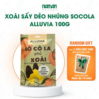 Xoài Sấy Dẻo Nhúng Socola Alluvia 100G - Nam An Market